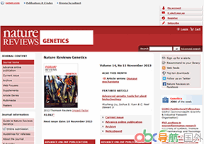 自然評(píng)論：遺傳學(xué)