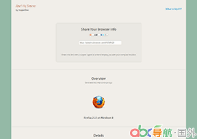 我的瀏覽器信息