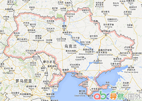烏克蘭地圖