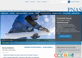 美國國家科學(xué)院院刊